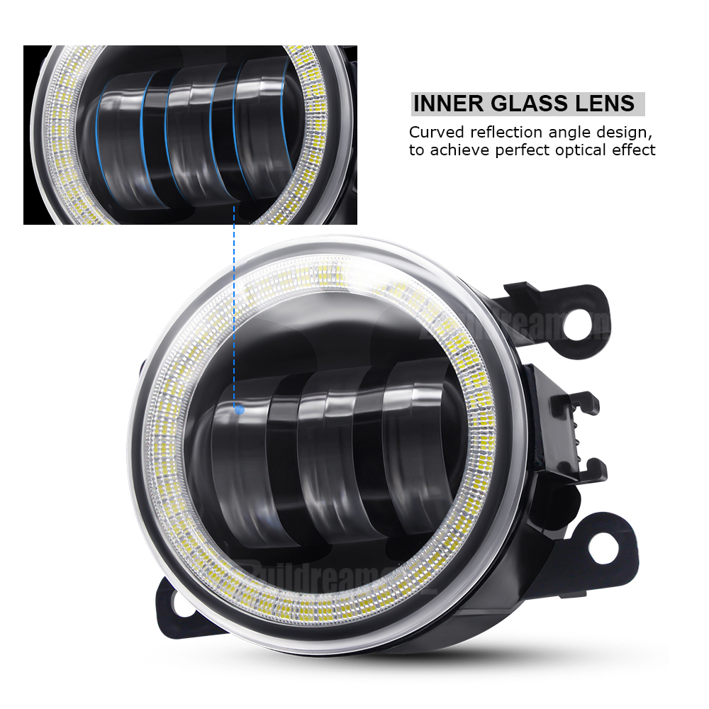 2 pezzi fendinebbia Angel Eye  - Compass Lensatic recensione e prezzo